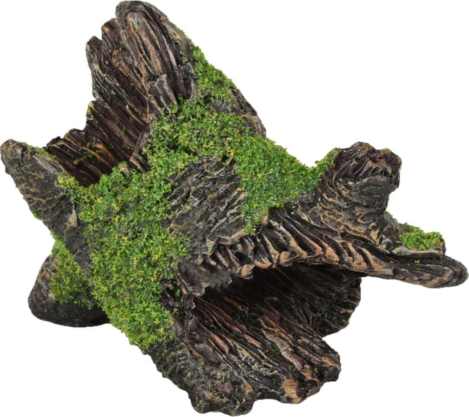 Flamingo - Aquariumdecoratie Moza Stronk - Bruin - 11 x 7 x 9 cm