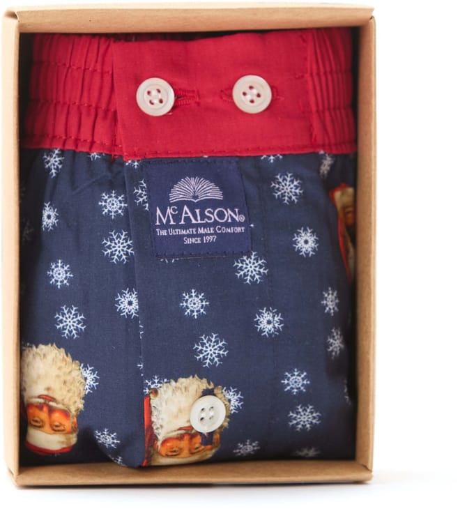 McAlson Boxershort - Christmas Carol Navy (XL)