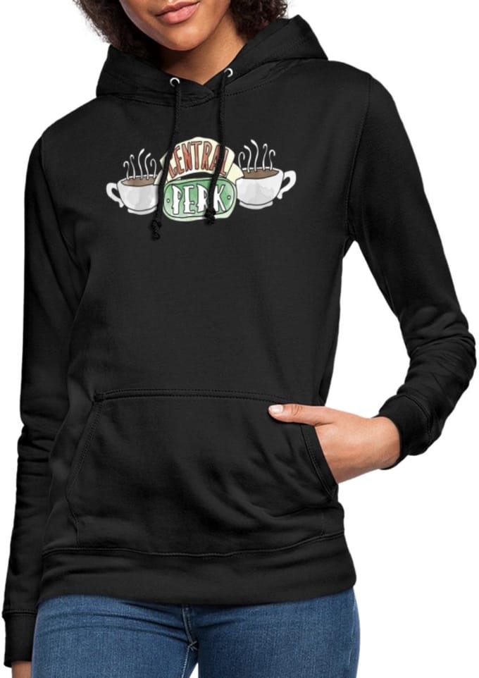 Friends Central Perk Logo Sketch Hoodie Dames