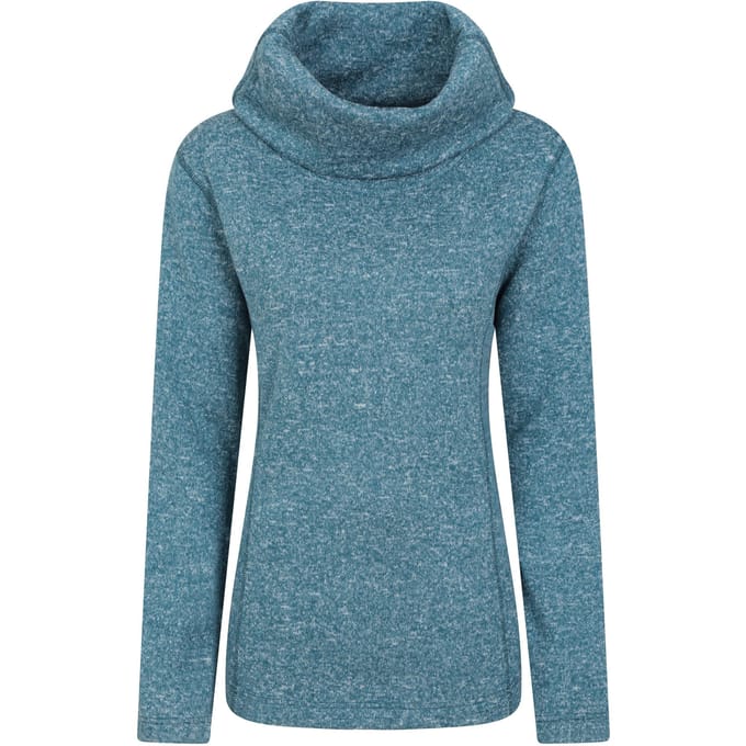 Mountain Warehouse Dames/Dames Cowl Neck Fleece Top (Teal)