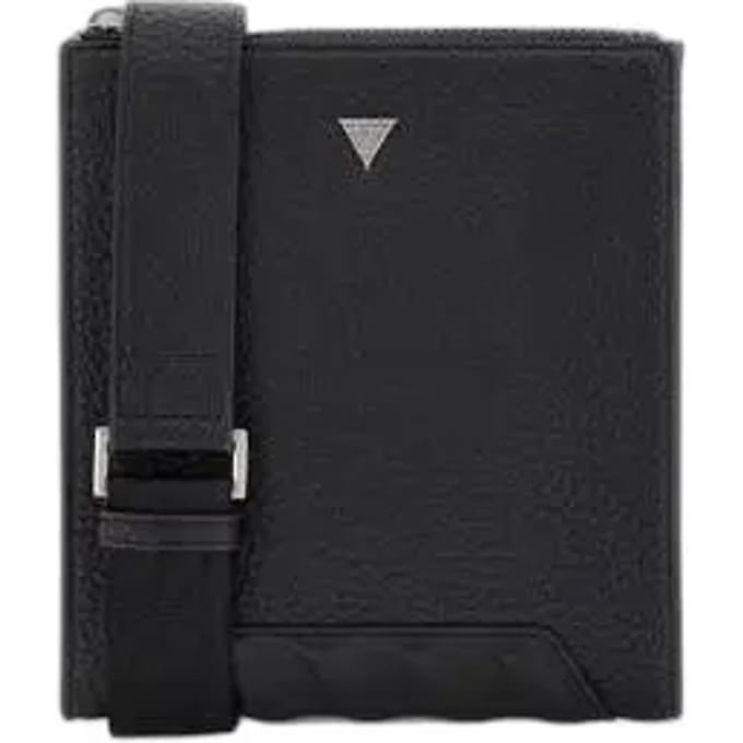 GUESS schoudertas Torino Crossbody Flat Black zwart