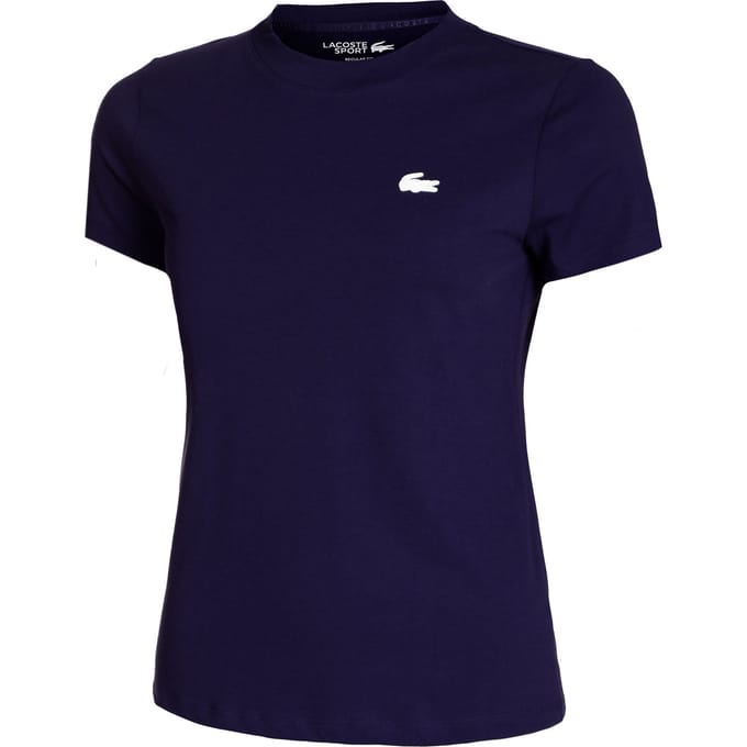 Slim fit sport-t-shirt van katoenmix