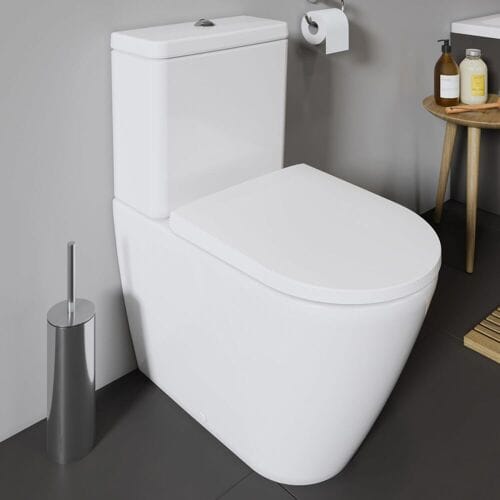 Duravit D-Neo pedestal toilet Rimless for combination w. cistern 2002090000