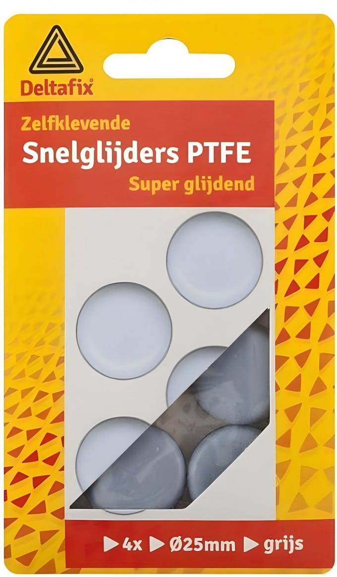 Teflon zelfklevende snelglijders 25mm