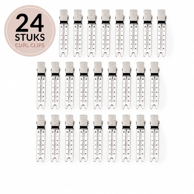 Haar in Stijl® Curl Clips 24 stuks - Metaal Haarklem - Krullen