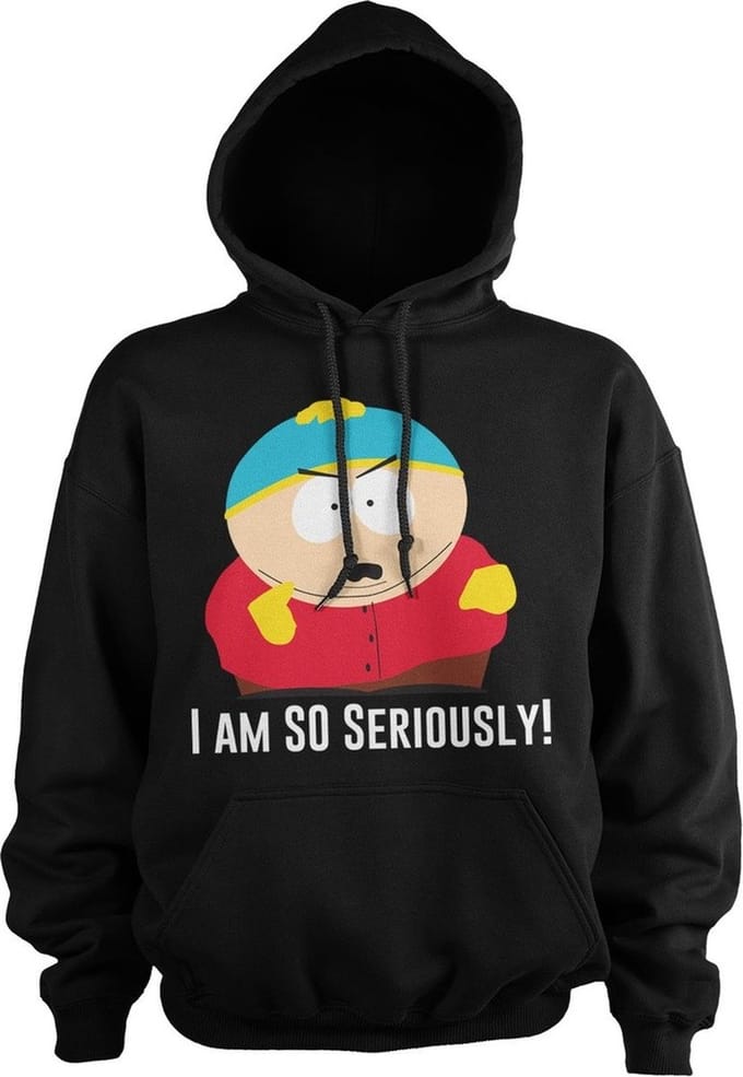 South Park Eric Cartman I Am So Seriously Hoodie Black-S