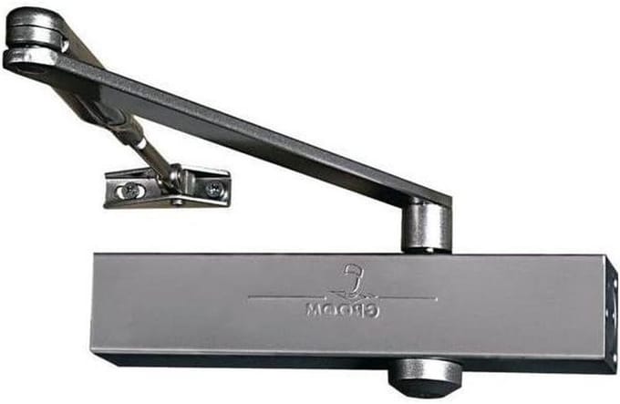 Deurcloser - Automatische sluiting - Deuren sluiten - Standaard arm - GR150 - Zilver