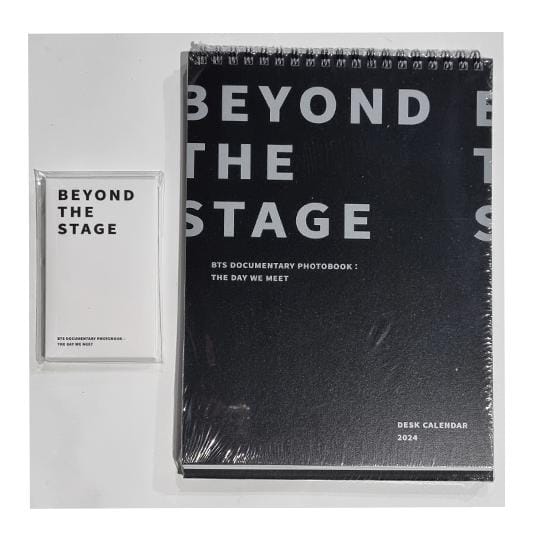 BTS Beyond The Stage Fotokaart en Kalender POB black