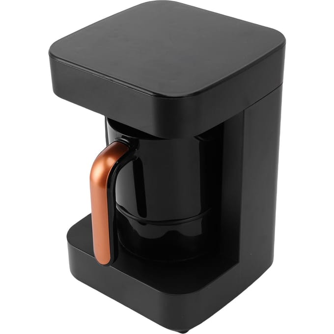 Turks Koffiezetapparaat Melkopschuimer 11 Verwarmingsmodi Draagbare Warme Drankmaker Turkse Koffiemachine met LCD black
