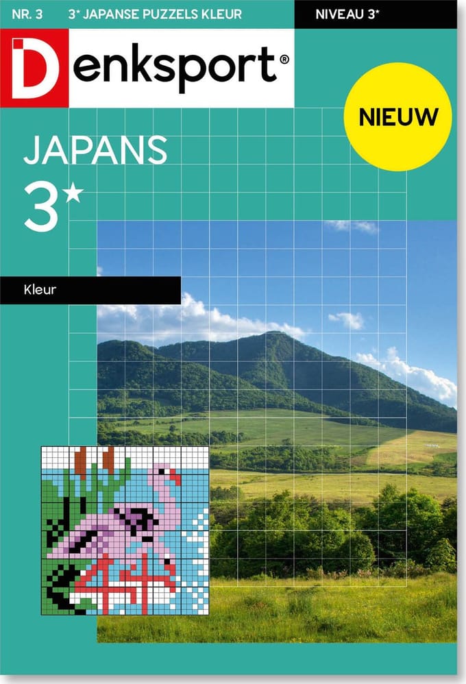 Denksport - Japanse puzzel 3* kleur editie 3