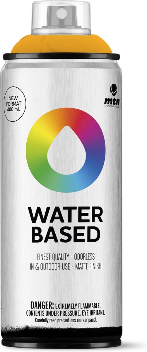 MTN Water Based Spuitbus - verf op waterbasis - RV-105 Tangerine - 400ml