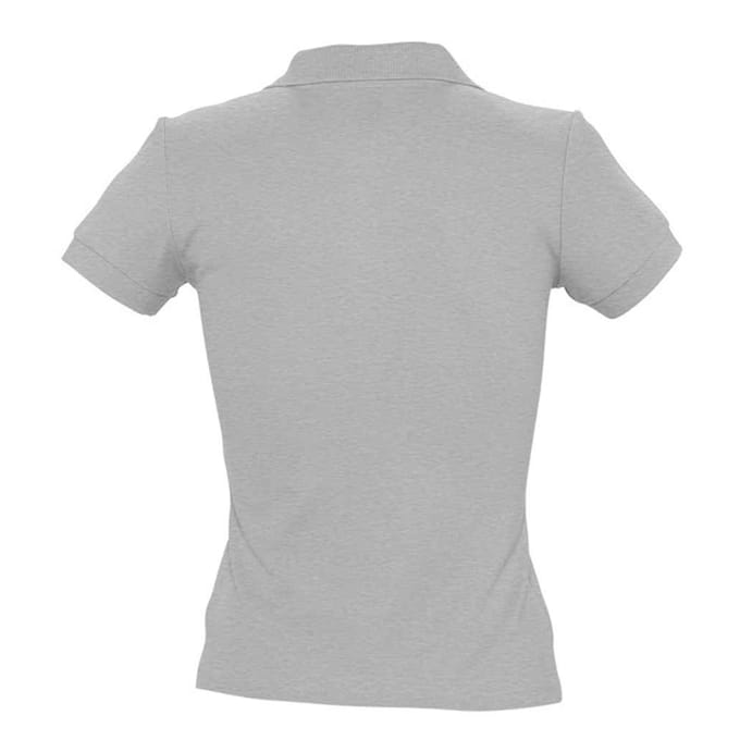 SOLS Dames/Dames People gemêleerd poloshirt (Grijze Melange)