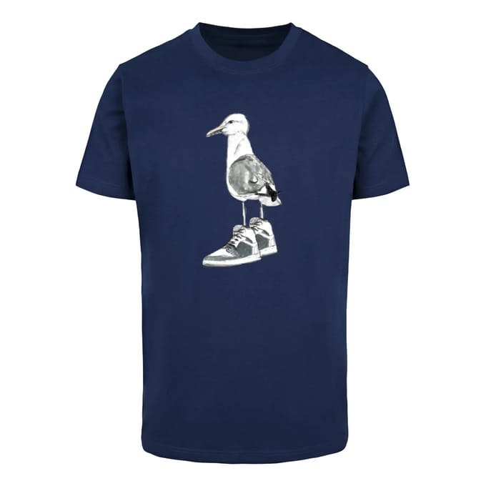 Mister Tee - Seagull Sneakers Heren Tshirt - M - Blauw