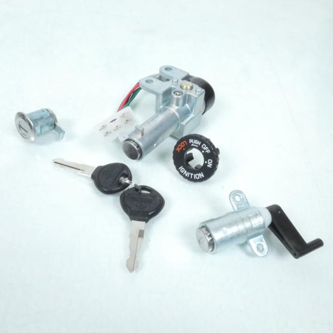 Kit serrure RMS pour Scooter Kymco 125 People 1999 à 2000 169307 Neuf