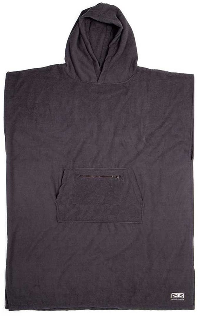 Ocean & Earth Lightweight Hooded Poncho Grijs