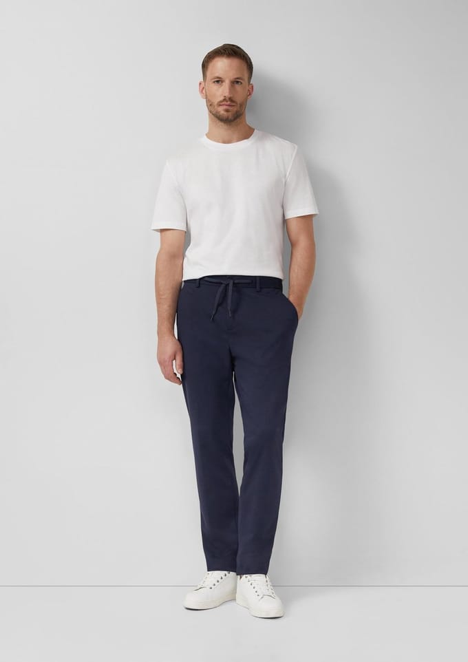 s.Oliver BLACK LABEL - Heren broek - Maat 56 - Mannen - 5955 - polyester