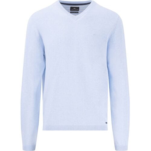 Fynch-Hatton Trui V-Neck Air Cotton Summer Breeze / male