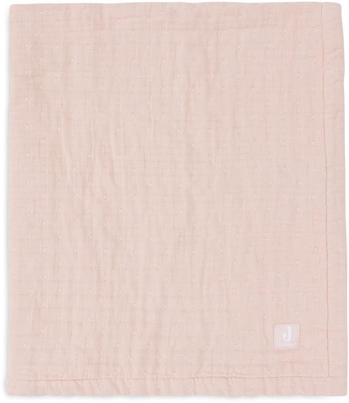 Jollein Deken Hydrofiel 75x100cm Jacquard Wild Rose GOTS