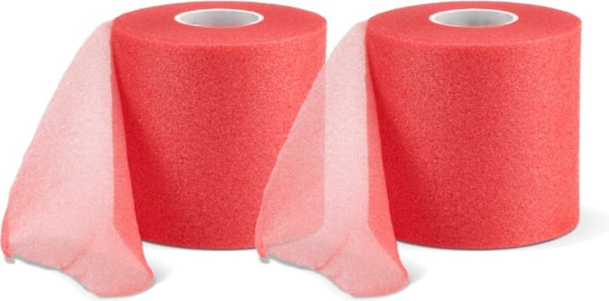 Mueller underwrap 3 stuks rood