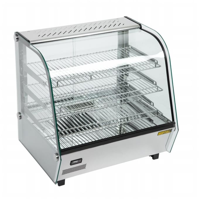 Buffalo warmhoudvitrine 120L 67(h) x 68,7(b) x 56,8(d)cm