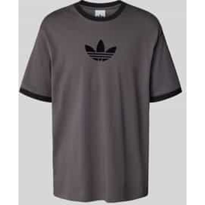 Oversized T-shirt met ribboorden