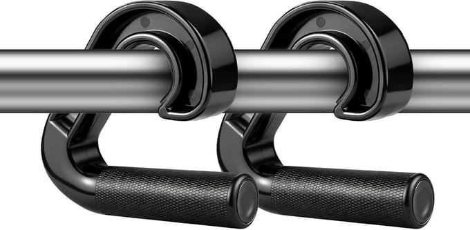 Ergonomische Fitness Handgrepen voor Pull-Up Bar, Antislip Silicone, Ideaal voor Krachttraining en Thuis Workouts