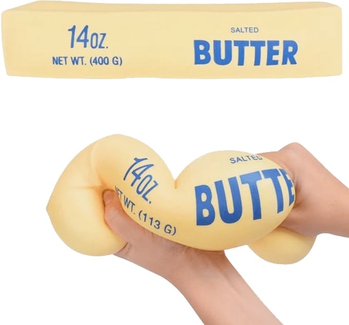 Premium Kwaliteit Boter Squishy / Butter Stressbal | Anti Stress Speelgoed | Tik-Tok Fidget | Slowrising - Boter