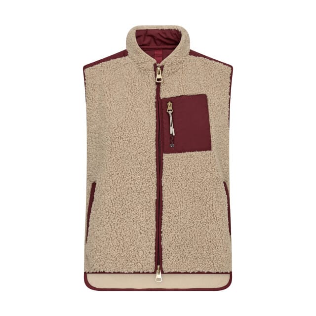 Bodywarmer met tweewegritssluiting en borstzak model 'Rowe'