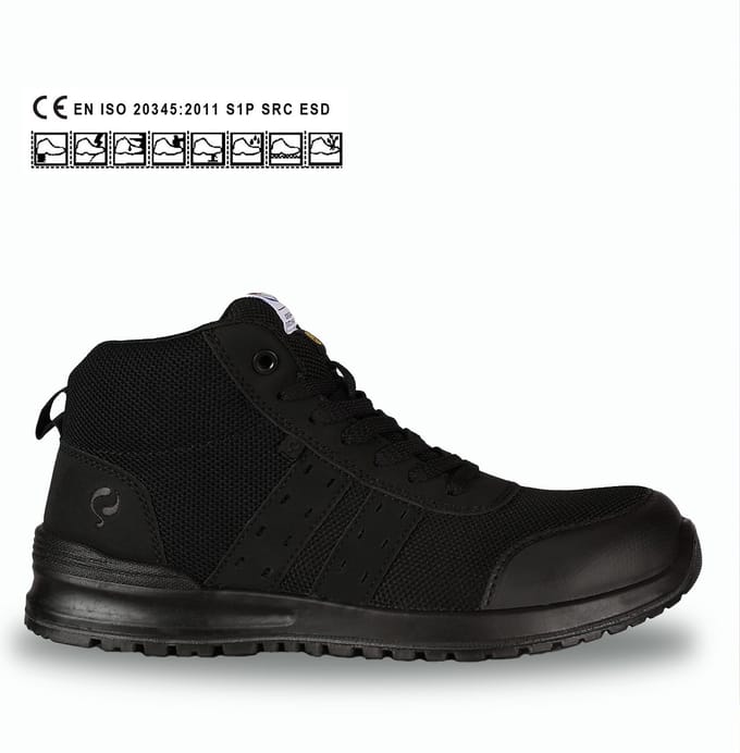Quick Sprint Dark High QS0562 S1P - Zwart - 43