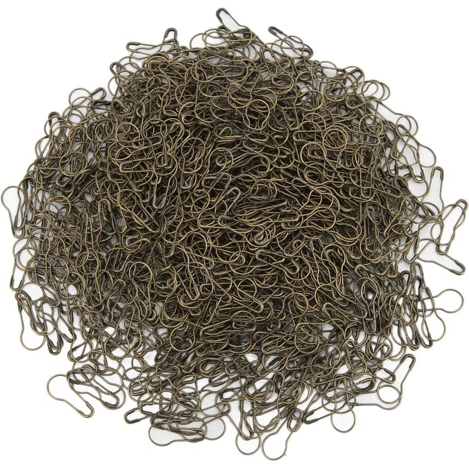 1000 Stuks Veiligheidsspelden Multifunctioneel Duurzaam Roestvrijstalen Legering Brede Toepassing Antiek Messing Kleur black