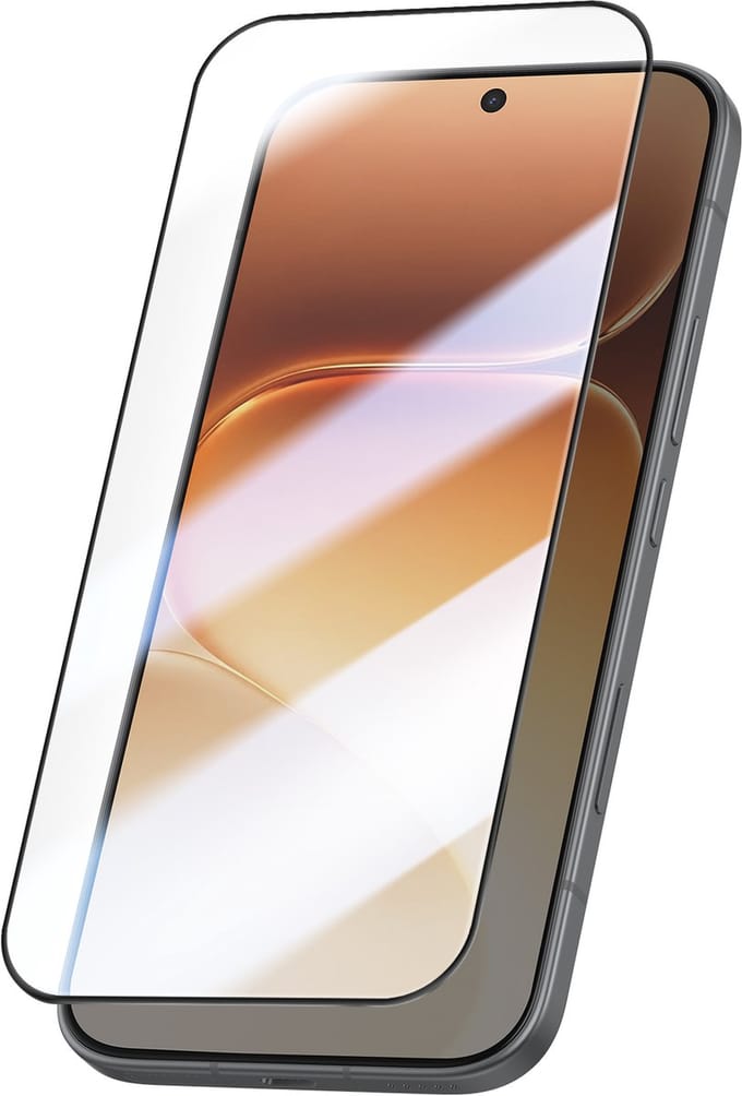Mayaxess, Screenprotector Gehard Glas Geschikt Voor Honor 600 / 600 Pro, Zwart / Transparant