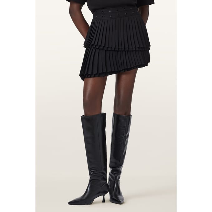 AllSaints Oona Skirt Black Taglia: 8 | Minigonne Outlet | Donna | Nero