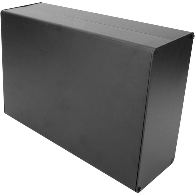 Boîtier de refroidissement en aluminium de type fendu, boîtier électronique pour circuit imprimé GPRS 80x160x220mm