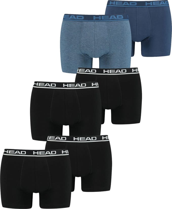 HEAD Heren Boxershorts HEAD BASIC BOXER 6er Pack Veelkleurig S