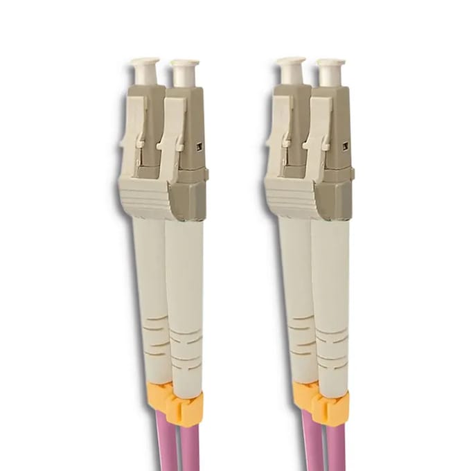 Qoltec Glasvezel Patchcord LC/UPC-LC/UPC |   Multimode |   50/125 |   OM4 |   Duplexwoning |   3m
