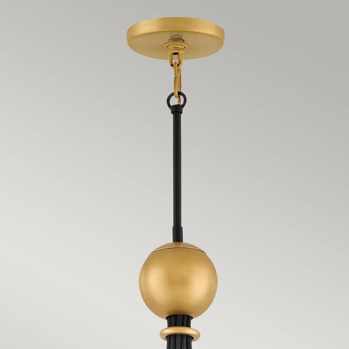 Lisa McDennon by Hinkley LED Hanglamp Nula | 15X E14 Max 40W | Dimbaar | Shell White & Luxe Gold
