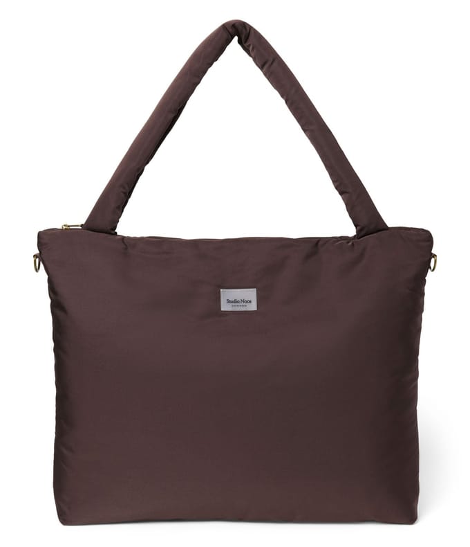 Studio Noos puffy diaper bag brown