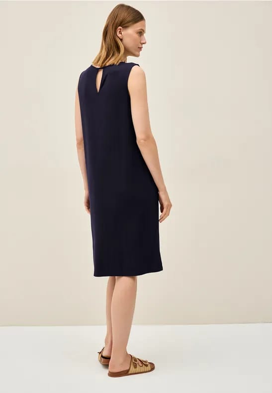 Mouwloze jersey jurk