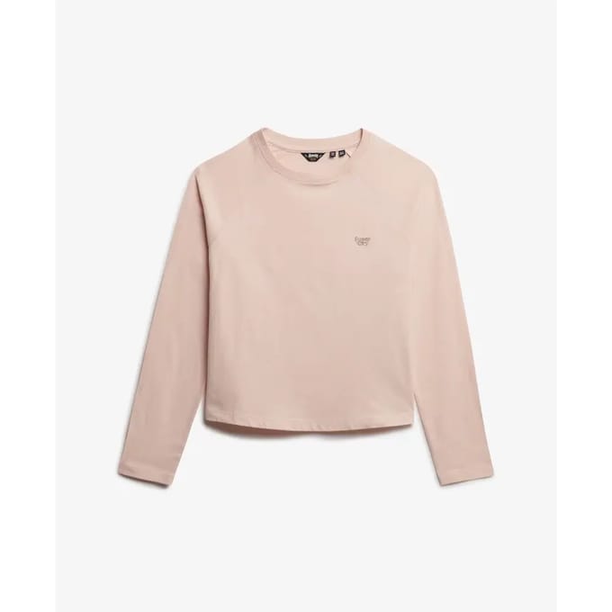 Dames-T-shirt met lange mouwen Superdry Essential Logo