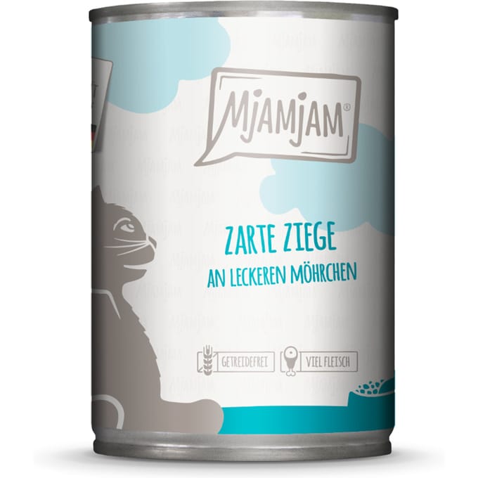 6x400g MjAMjAM Geit Kattenvoer Nat