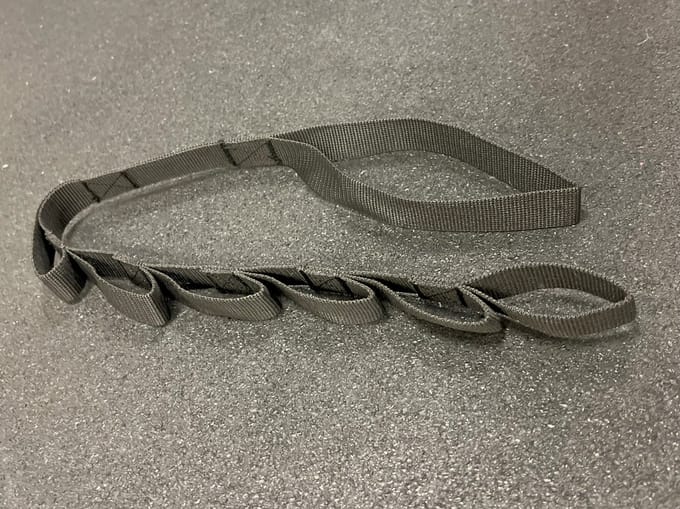 ATILIM Adjustable Pulley Loop Pair-Verstelbare katrollus- 6 Loops- Zwart_One Size to adjust multiple heights for pulley
