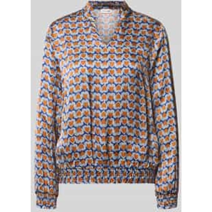 Regular fit blouse van pure viscose