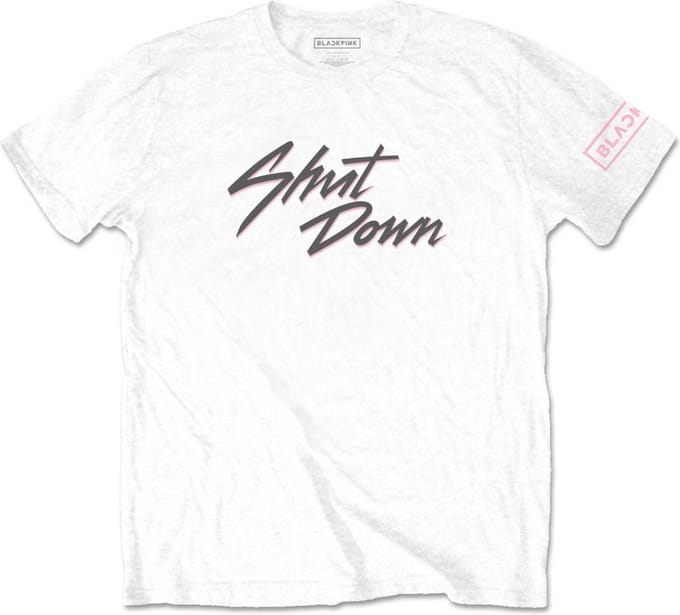Blackpink - Shut Down Heren T-shirt - S - Wit