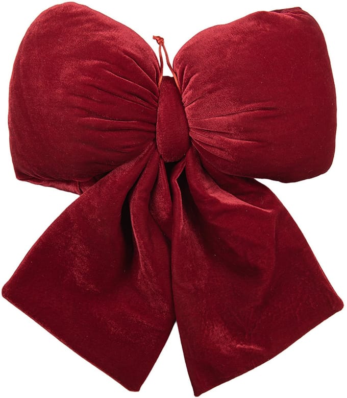 Clayre & Eef Decoratie Strik 30x12x35 cm Rood Synthetisch