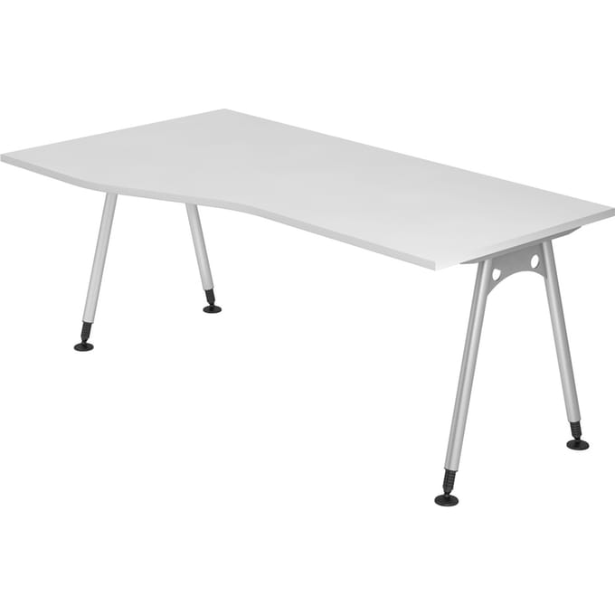 ATOS 18 S | Bureau - Wit 180 x 100 Tafelhoogte I In hoogte verstelbaar