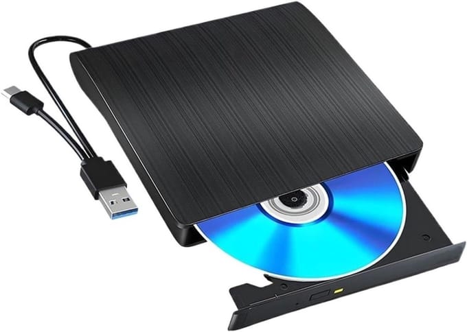 Externe Blu-ray Drive - Draagbare Brander Lezer - Films Kijken - Hoge Snelheid - USB 3.0 - Zwart