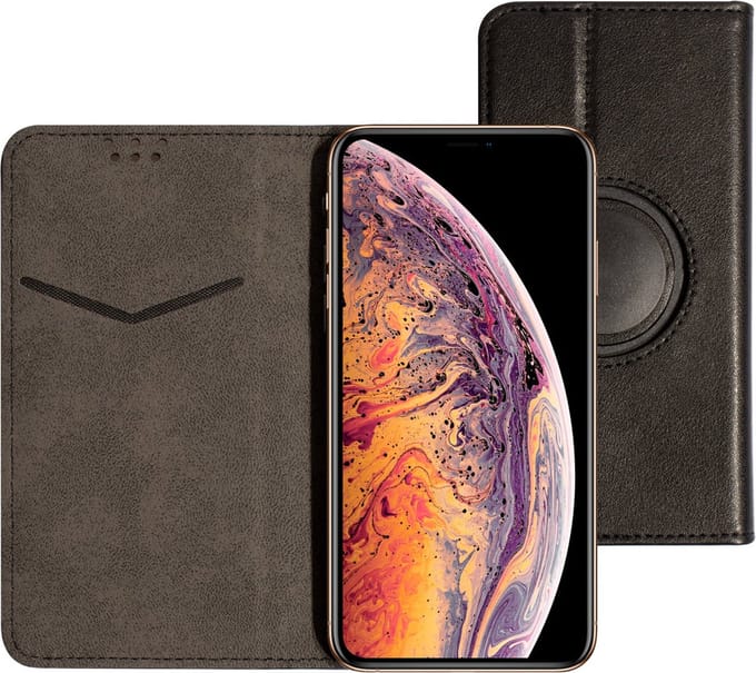 Mobiparts Classic Wallet Case geschikt voor - Zwart - Universal Size XL