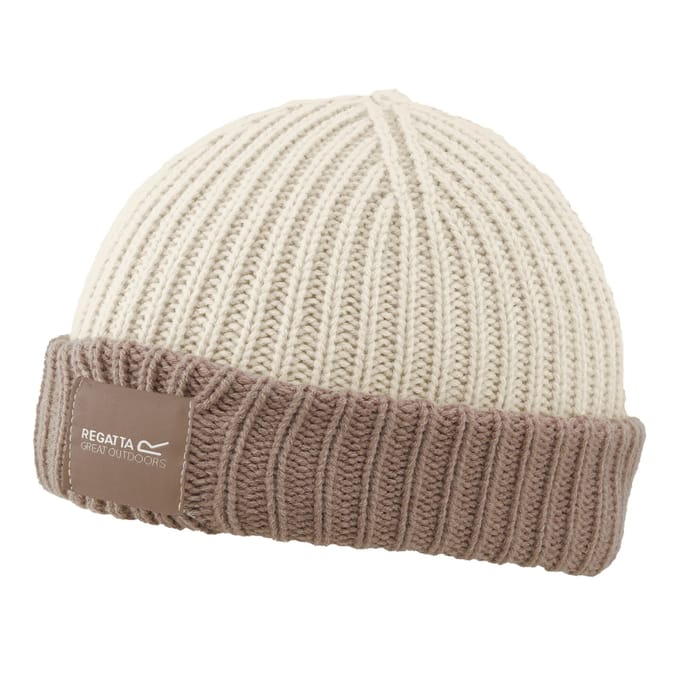 Regatta Kinderen/Kinderen Connora Fisherman Logo muts (Licht Vanille/Warm Taupe)