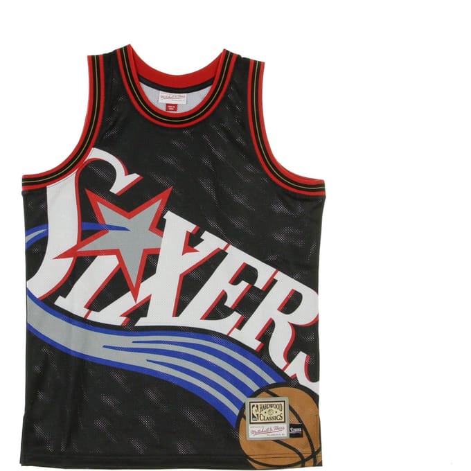 Basketbaltanktop voor heren Nba Big Face Jersey Phi76e