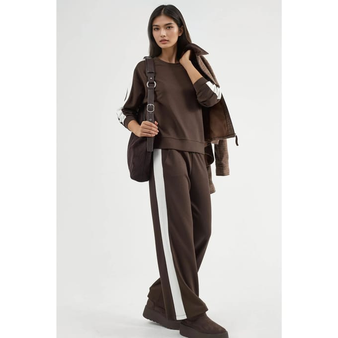 Modal Touch Regular Fit Sweatshirt & Broek Set